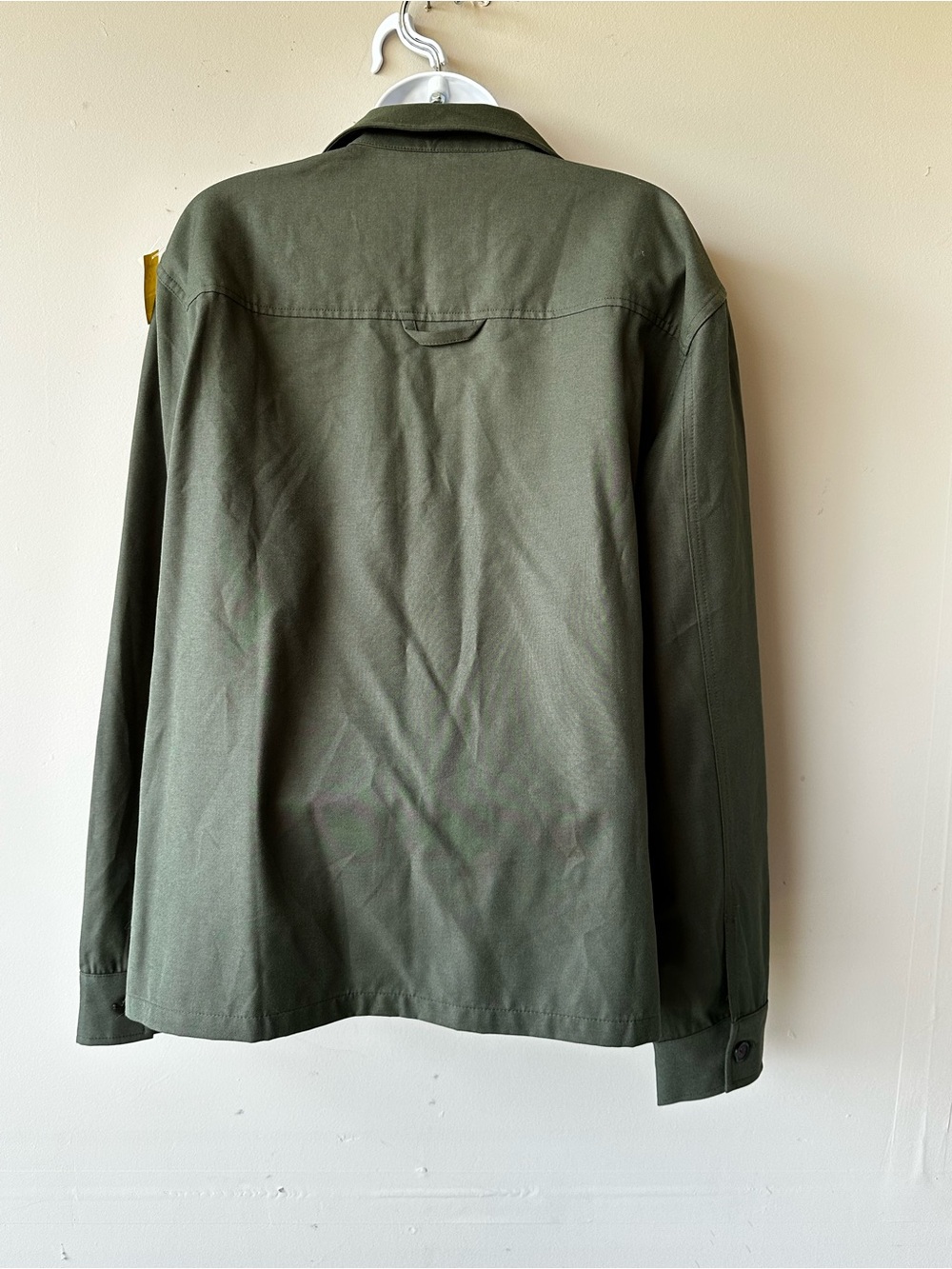 I Love Ugly Premium Green Long Sleeve Button Up Shacket Jacket - Picture 3 of 11